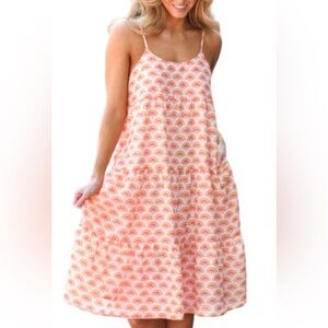 J Marie The Summer Tiered Sleeveless Dress size M Retail $110. L-22